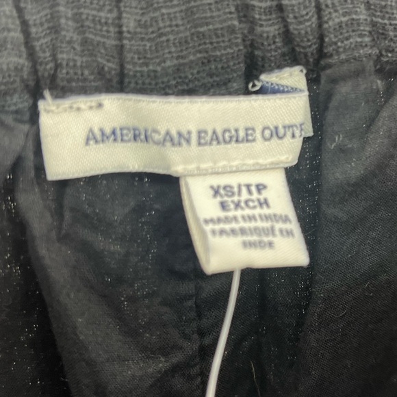 NWT Black Embroidered American Eagle Boho Shorts XS - Picture 5 of 6